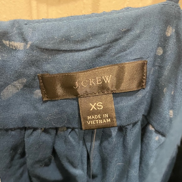 NWT J. Crew blue eyelet crop top - Picture 4 of 6